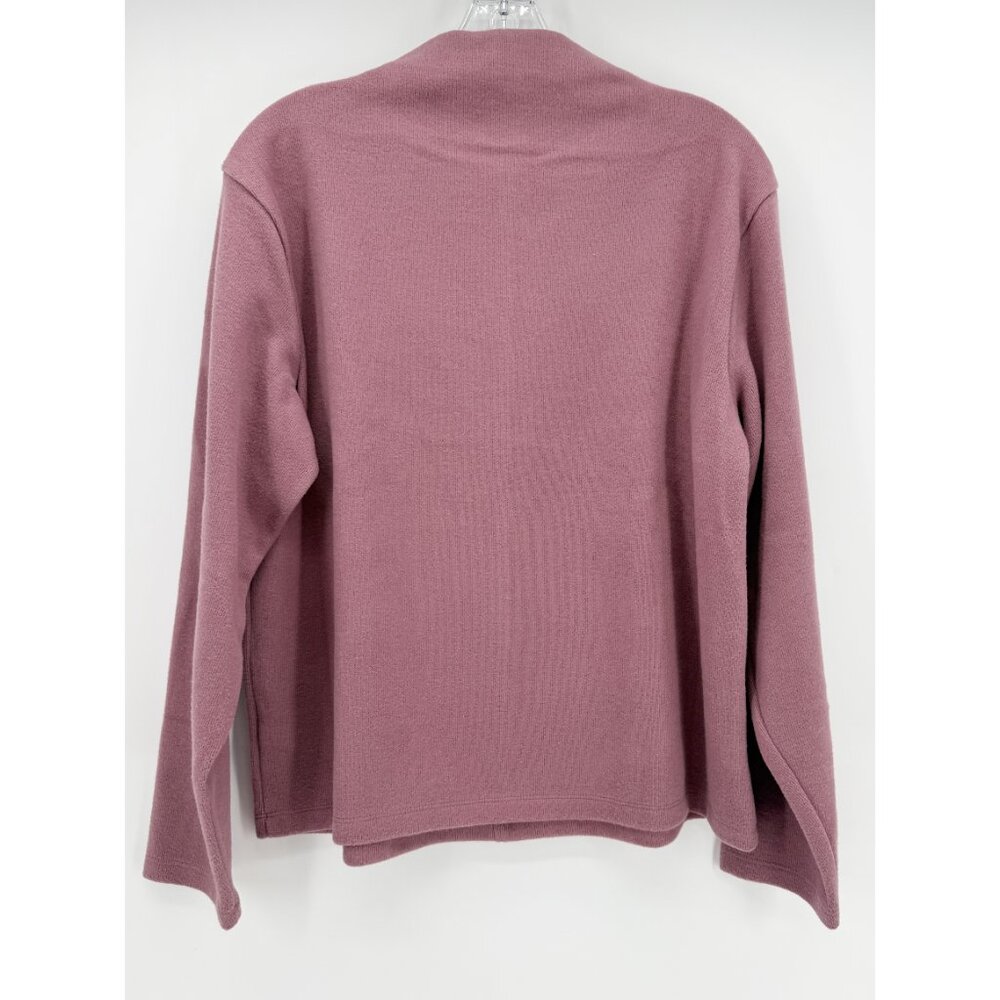 A New Day Women's Long Sleeve Brushed Mockneck Top in Mauve M - Picture 4 of 10